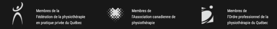 Membres de la Fédération de la physiothérapie en pratique privée du Québec, de l'Association canadienne de physiothérapie et de l'Ordre professionnel de la physiothérapie du Québec